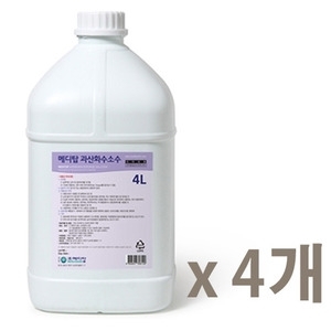 소독/과산화수소수 H2 O2 (4리터x4개)
