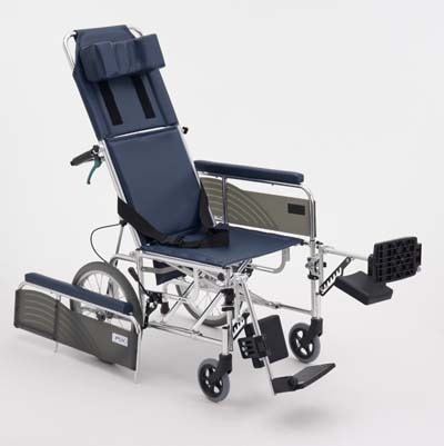 미키 휠체어 MikiEV-5 발걸이 탈착가능 거상형 수동휠체어