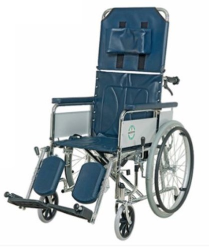 대성 침대형 수동 스틸 휠체어 등받이 각도조절 DA-109B