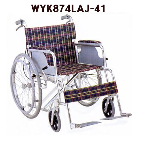엔도젠 탄탄 알루미늄등받이꺽기 휠체어 WYK874LAJ-41