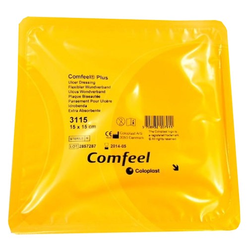 Coloplast 컴필 플러스 #3115 Comfeel Plus Ulcer 15x15cm 5개/팩(3등급)