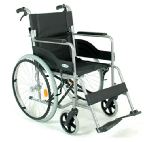 E3 수동 알루미늄 경량 접이식 휠체어(대형)
