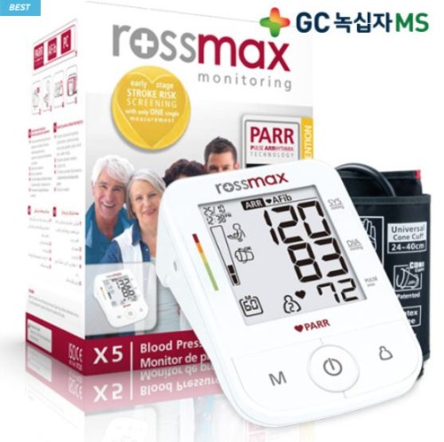 [일시품절]로즈맥스 가정용혈압계 녹십자 전자혈압계 X5