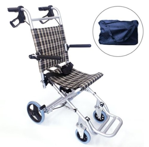 탄탄 여행용 휴대용 초경량 소형 휠체어 접이식 안전벨트 가방 WYK9001L