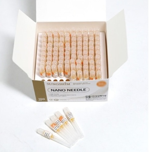 성심 나노니들 Nano-Needle 일회용주사침 100s/box
