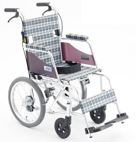 미키 보호자용 컴팩트 휠체어 MOCC-43D
