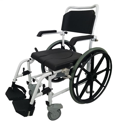 좌변기형 샤워 휠체어 Max2080 (뒷바퀴大)